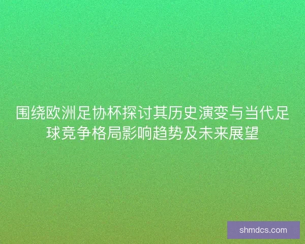 围绕欧洲足协杯探讨其历史演变与当代足球竞争格局影响趋势及未来展望